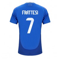 Taliansko Davide Frattesi #7 Domáci futbalový dres ME 2024 Krátky Rukáv
